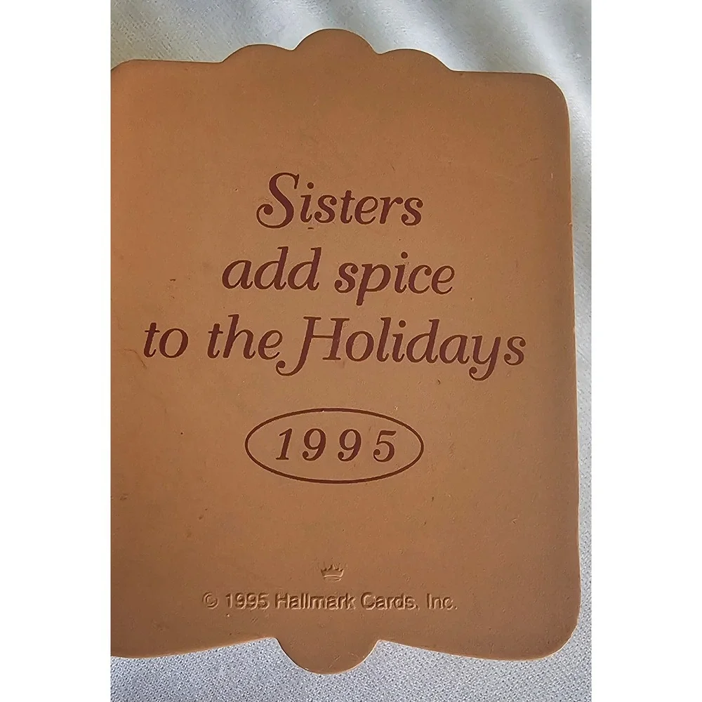 Vintage 1995 Hallmark Keepsake Ornament Sisters Add Spice to the Holidays Mice